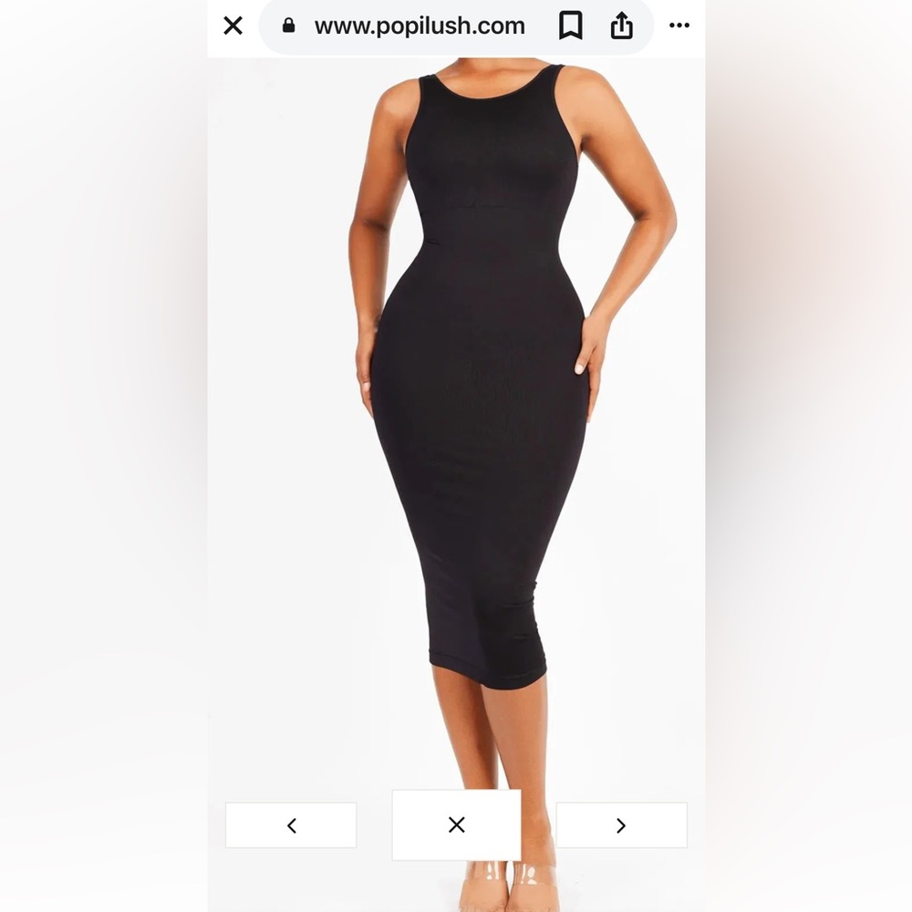 Shapewear Large U-Back Snatched Seamless Dress